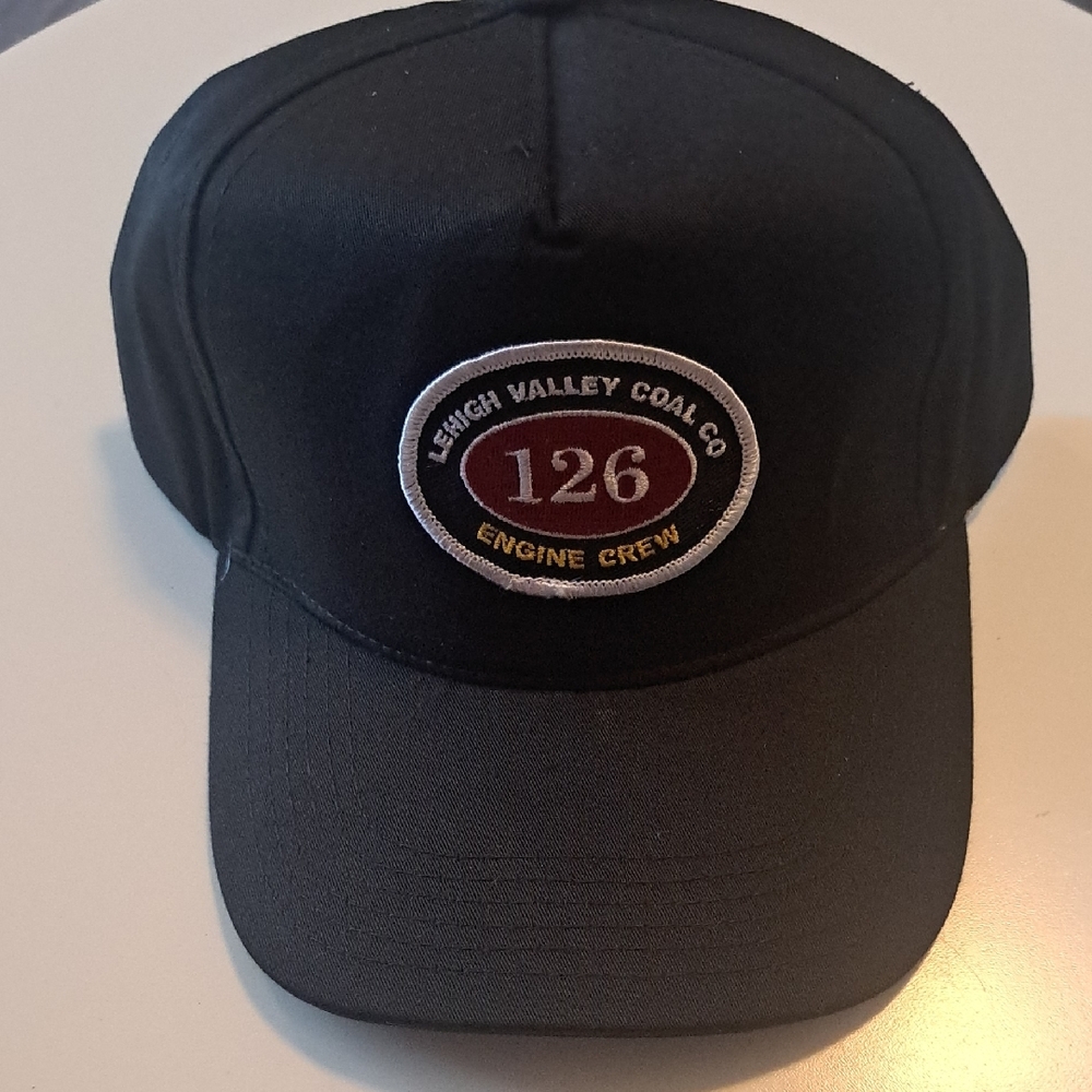 Lehigh Valley Coal Co. Train Engine Crew Black Railroad/Baseball Cap